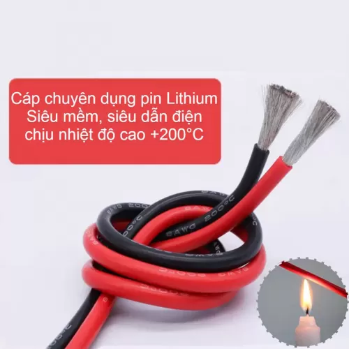 Dây 2AWG chuyên dùng, chịu nhiệt 200 độ C
